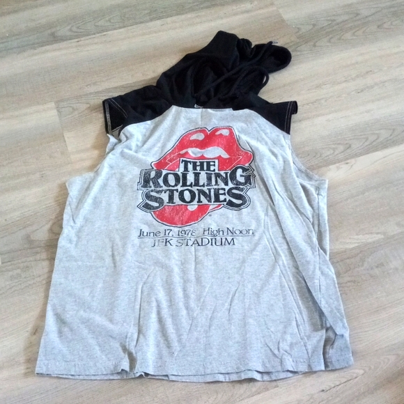 the Rolling Stones Other - QUICK SALE Men's Large Rolling Stones Hooded Tank
